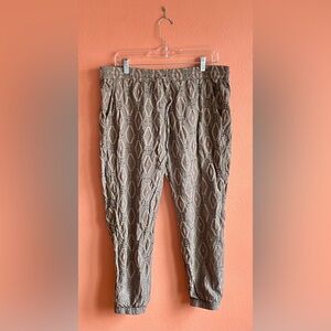 Johnny Was Gray Patterned Women's Joggers
